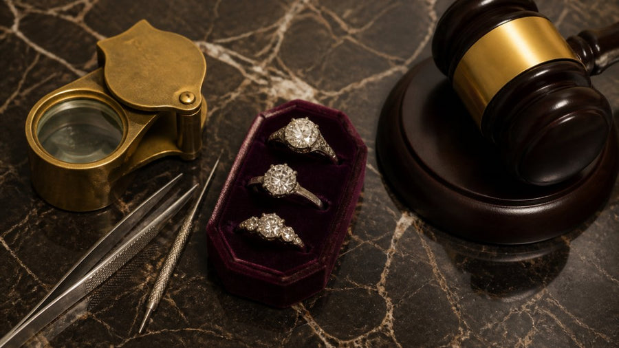 Antique Diamonds vs Auction Houses: Fair Valuation
