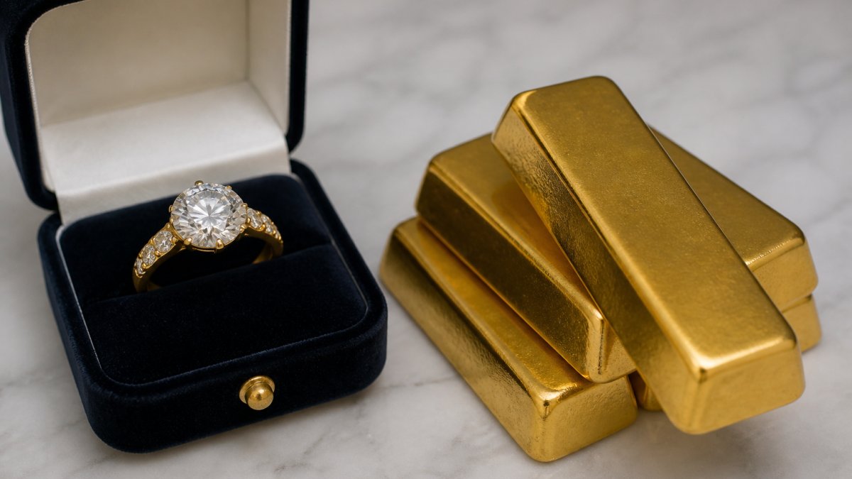 Diamond Rings vs Gold Bullion for Wealth Preservation