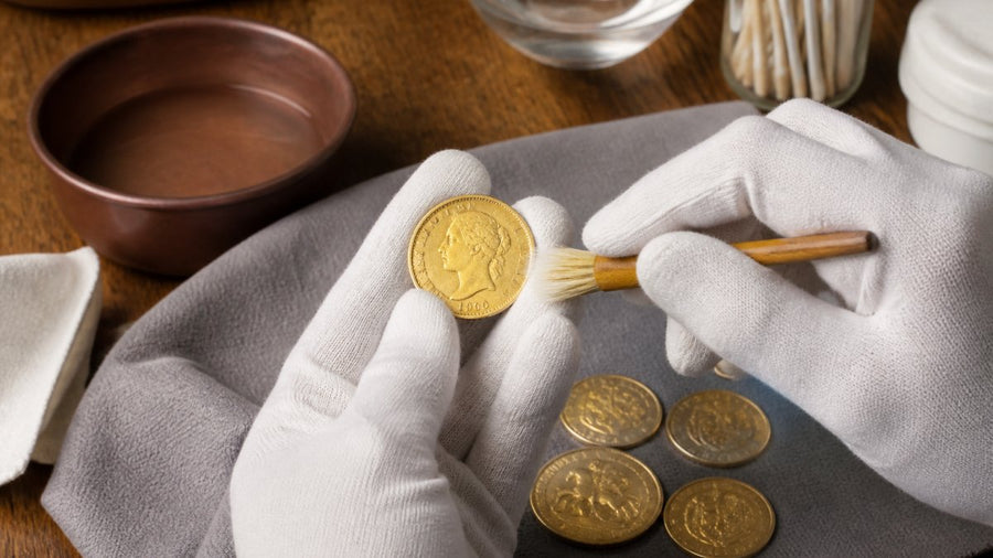 How to Clean Vintage Gold Coins Safely