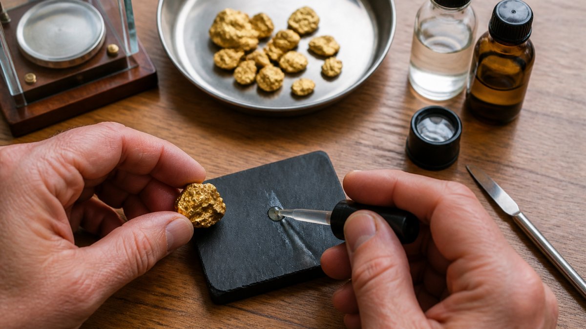 How to Test Gold Nuggets at Home