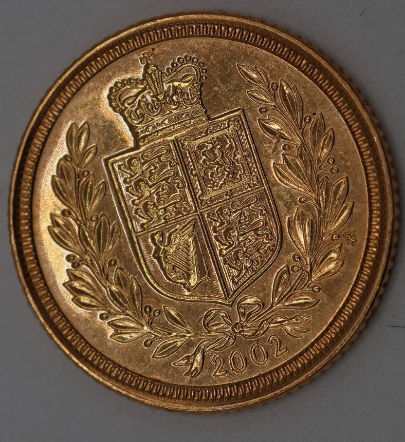 2002 - Queen Elizabeth II - Half Gold sovereign