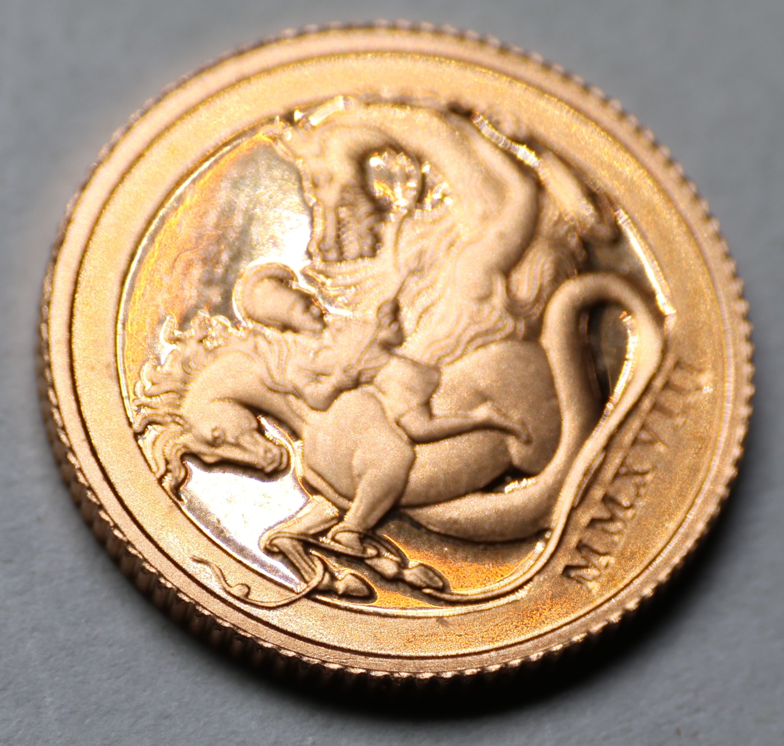 2018 “Queen Elizabeth II Platinum Jubilee” 22K Gold Proof Quarter Sovereign