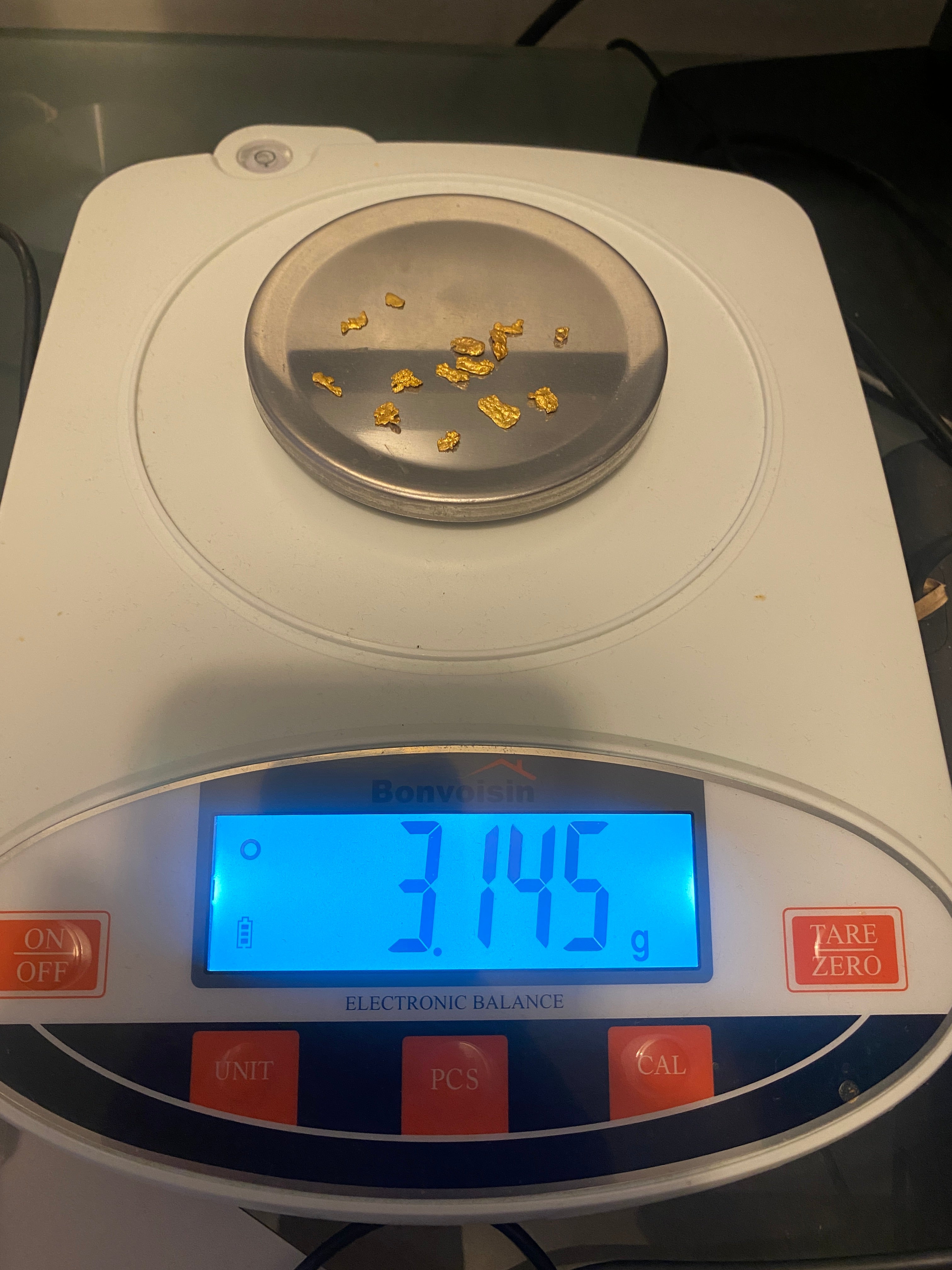 3.145 Gram Natural Australian Gold Placer Nuggets