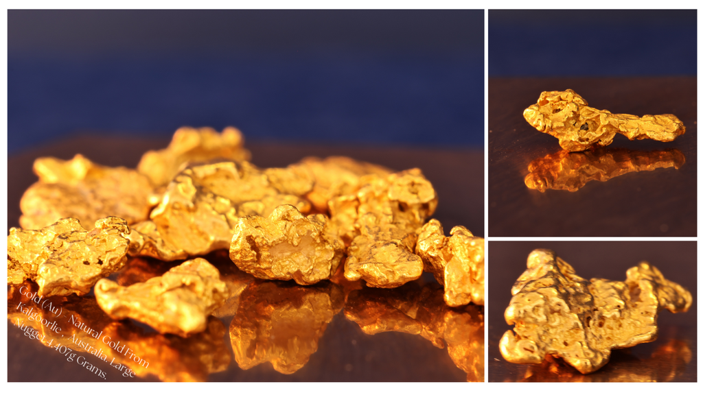 4.407 Grams Natural Gold Nuggets – Premium Australian Specimen