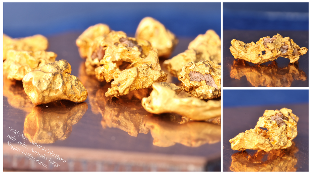 4.435 Grams Natural Gold Nuggets – Premium Australian Specimen