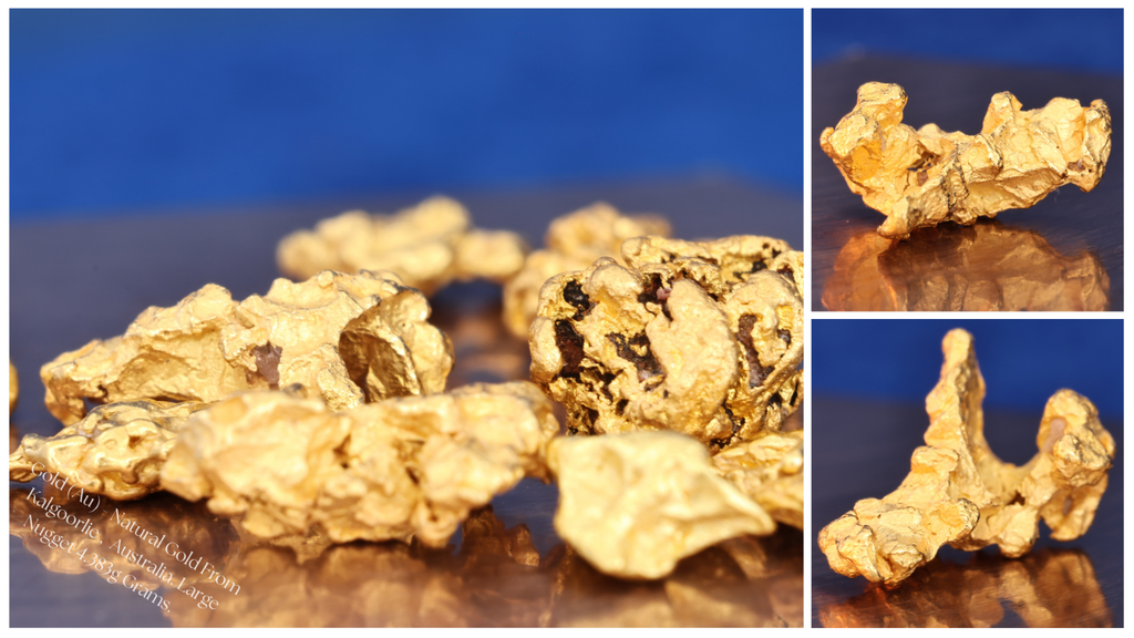 4.383 Grams Natural Gold Nuggets – The Miners Lot - Premium Australian Specimen