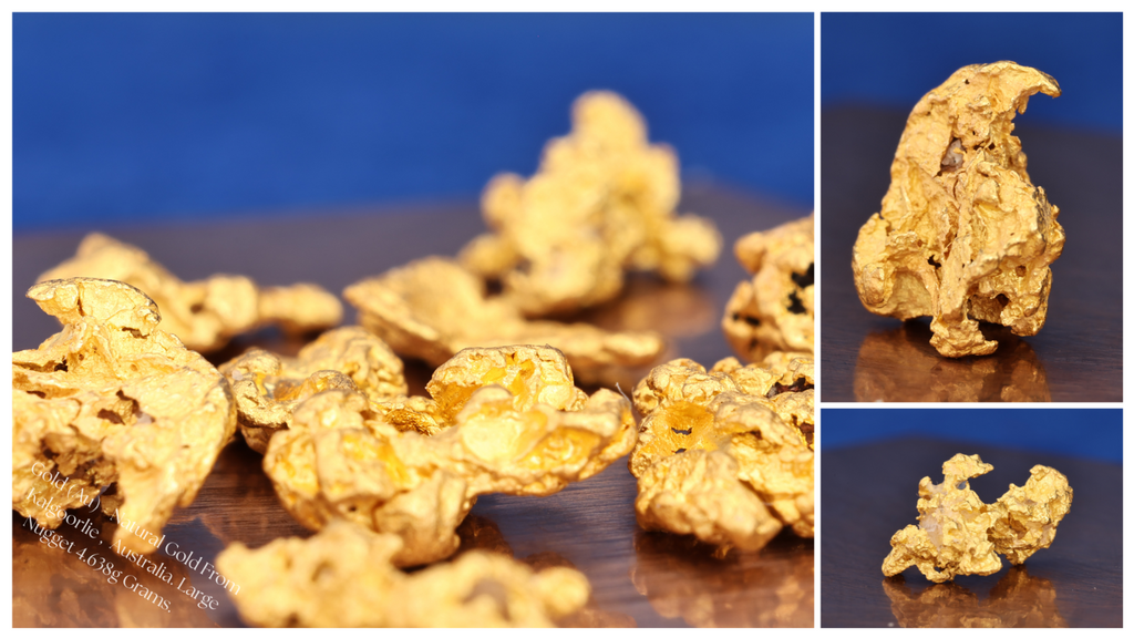 4.638g Natural Gold Nuggets – The Investors Lot - Premium Australian Specimen