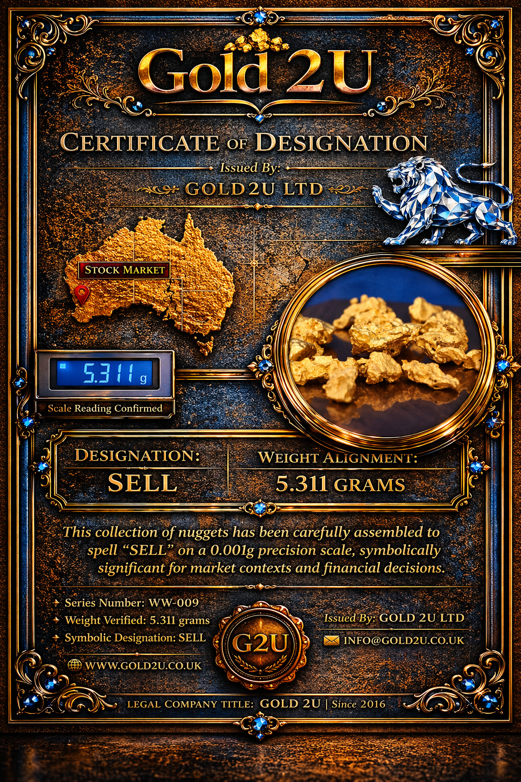 5.311g (SELL) Gold Nuggets ‘The Traders Lot’ – Premium Australian Specimen