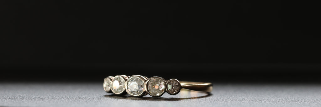 The Five-Stone old cut diamond Heirloom Diamond Ring