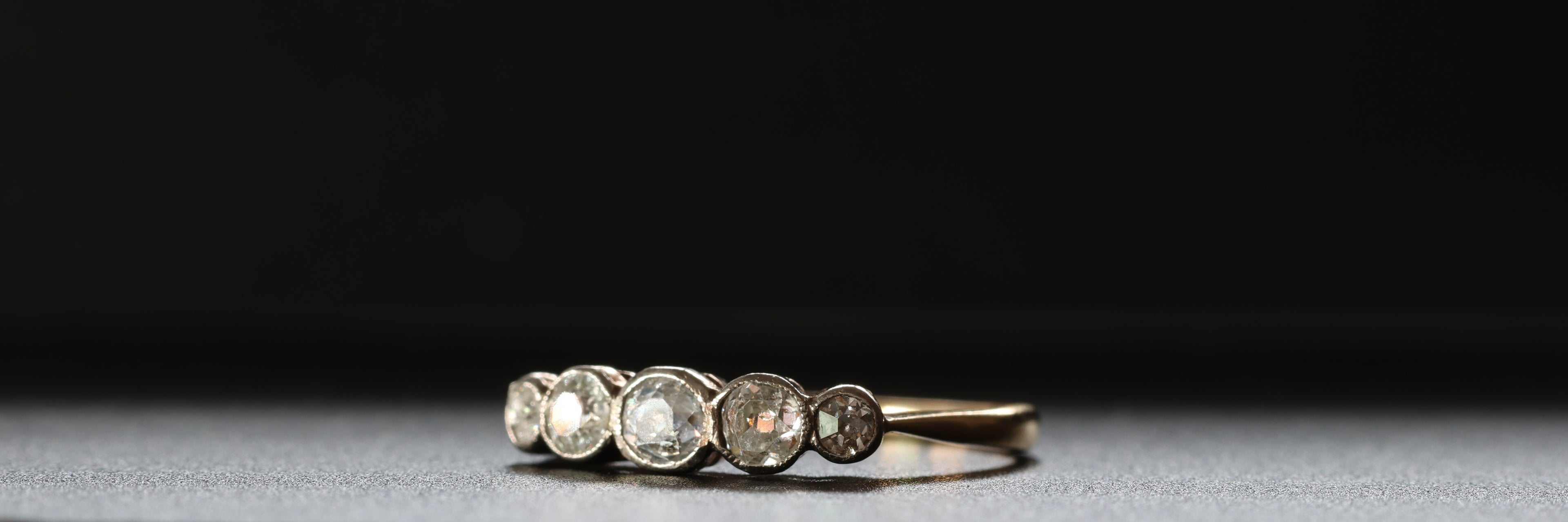 The Five-Stone old cut diamond Heirloom Diamond Ring