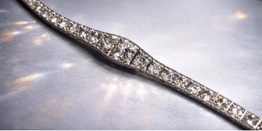 old mine cut bracelet