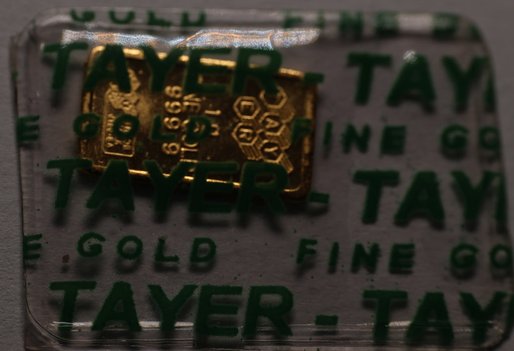 1 Gram Tayer Gold Bar