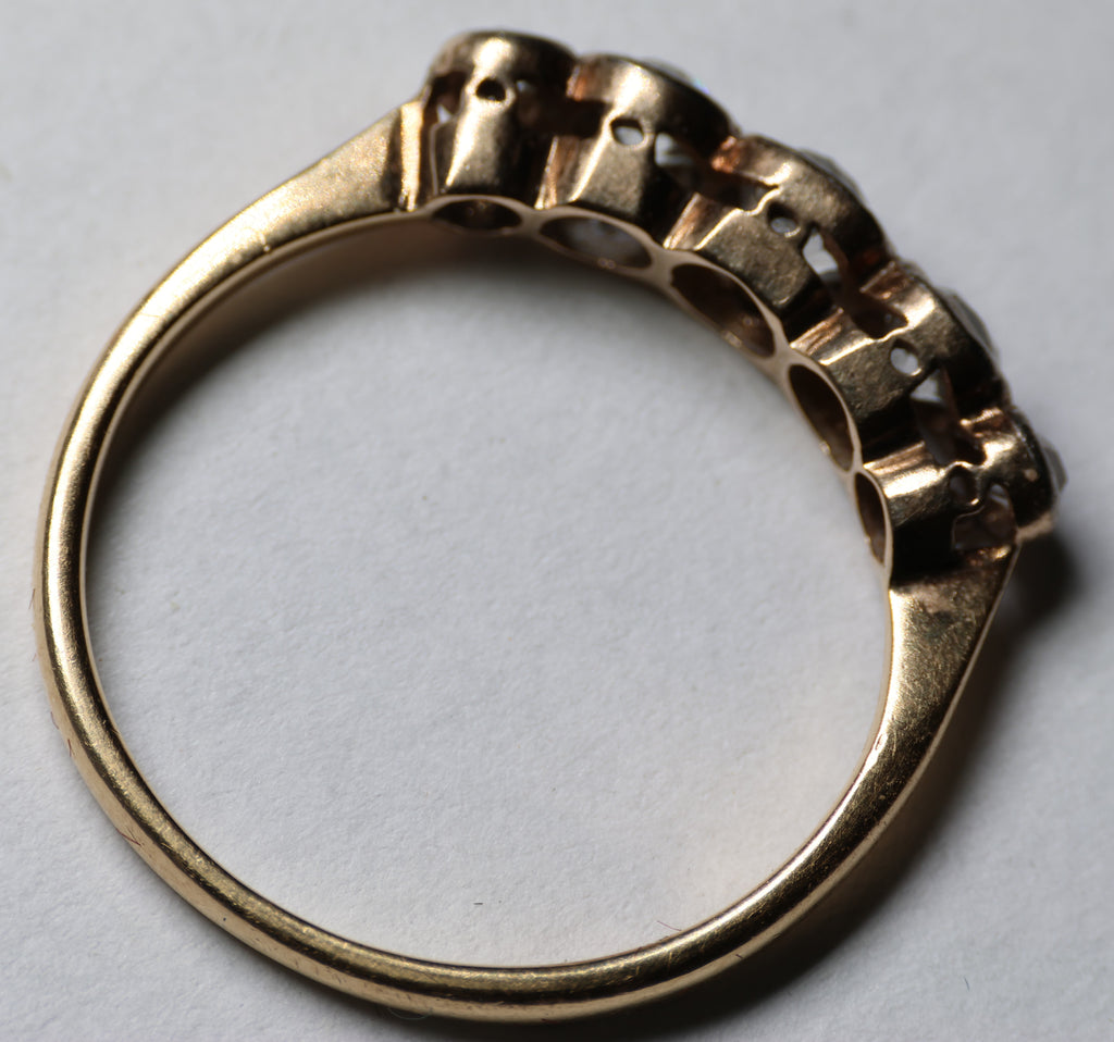 The Five-Stone old cut diamond Heirloom Diamond Ring