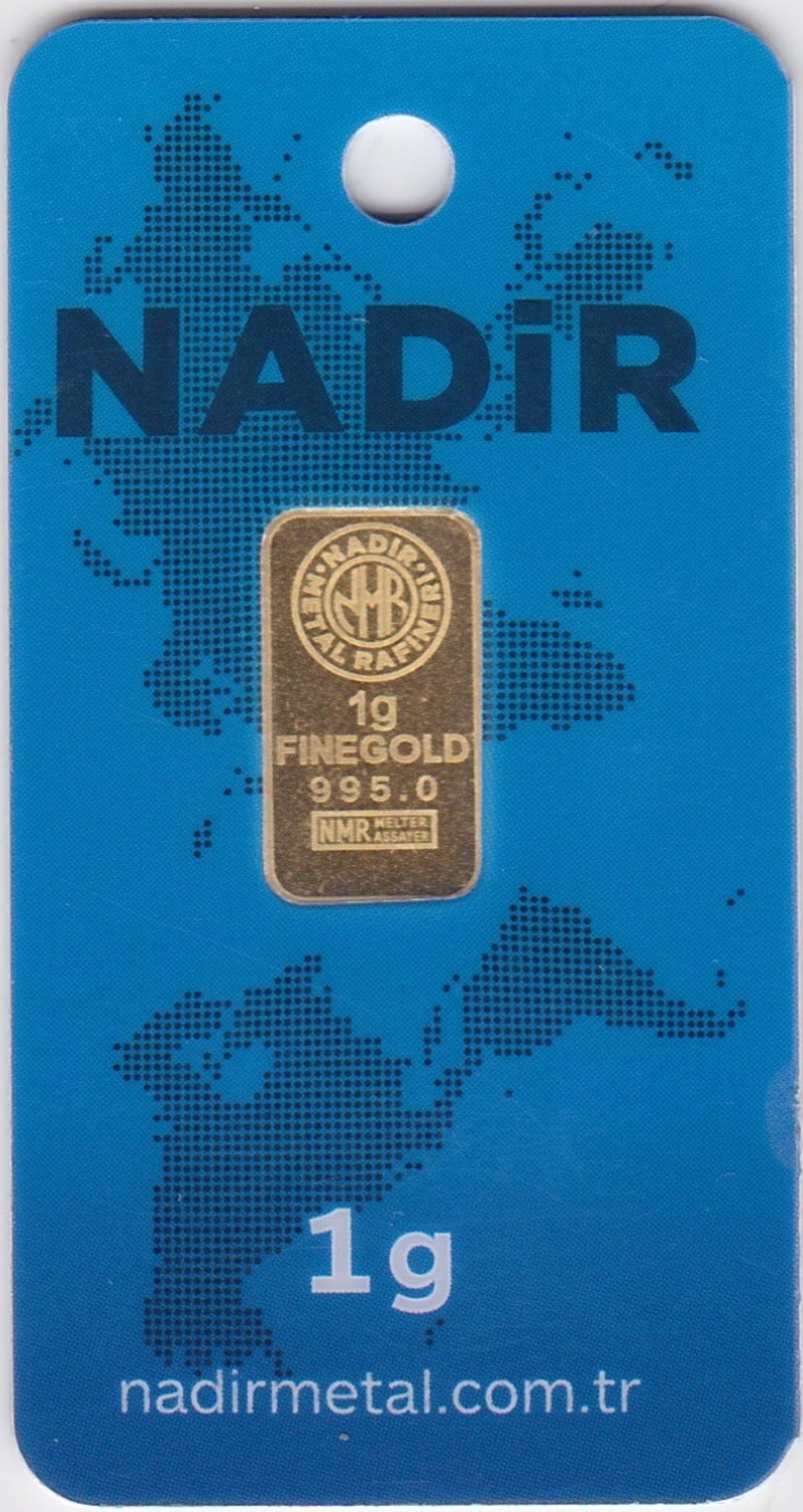 Nadir 1 Gram Fine Gold Bar