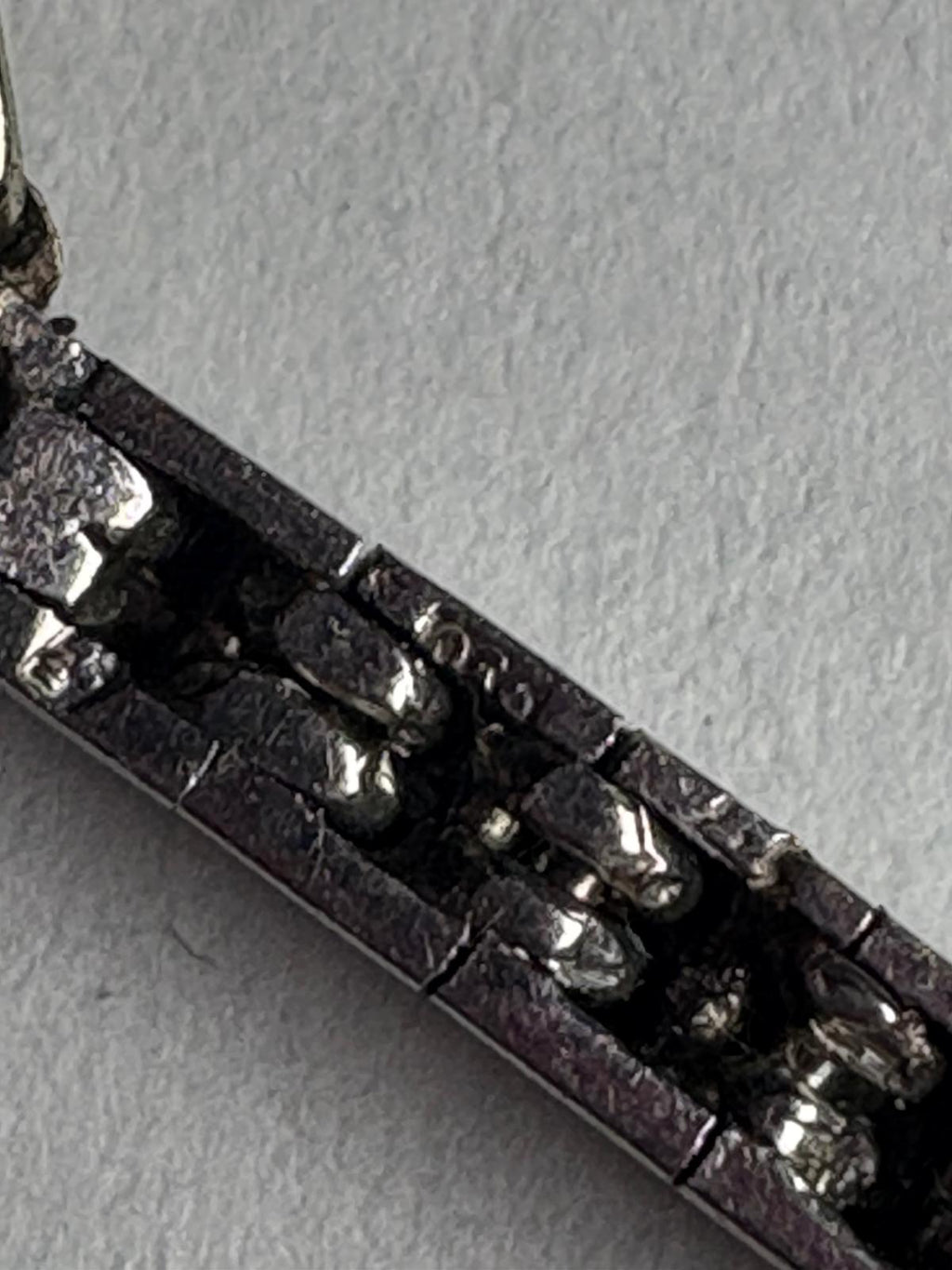 6.5 Carat Edwardian Platinum Graduated Old Cut Diamond Bracelet