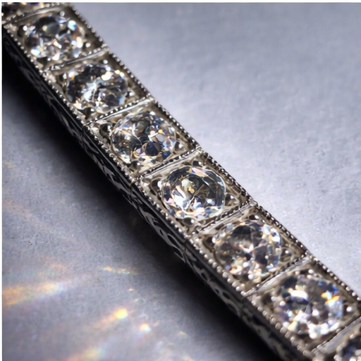old cut diamond bracelet