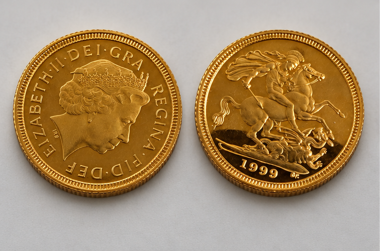 1999 Queen Elizabeth II Gold Half Sovereign - Proof