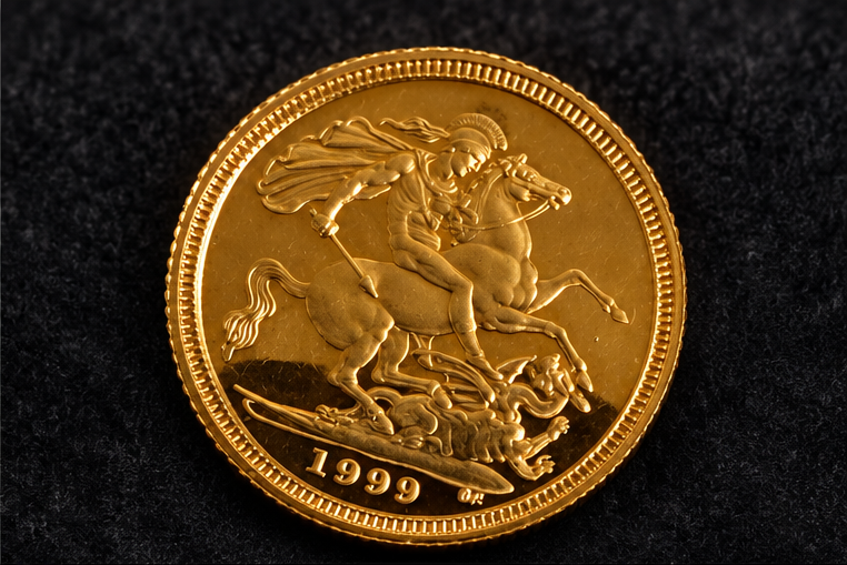 1999 Queen Elizabeth II Gold Half Sovereign - Proof