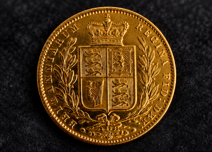 1869 Queen Victoria Gold Sovereign