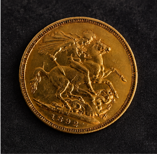1892 Melbourne Queen Victoria Gold Sovereign